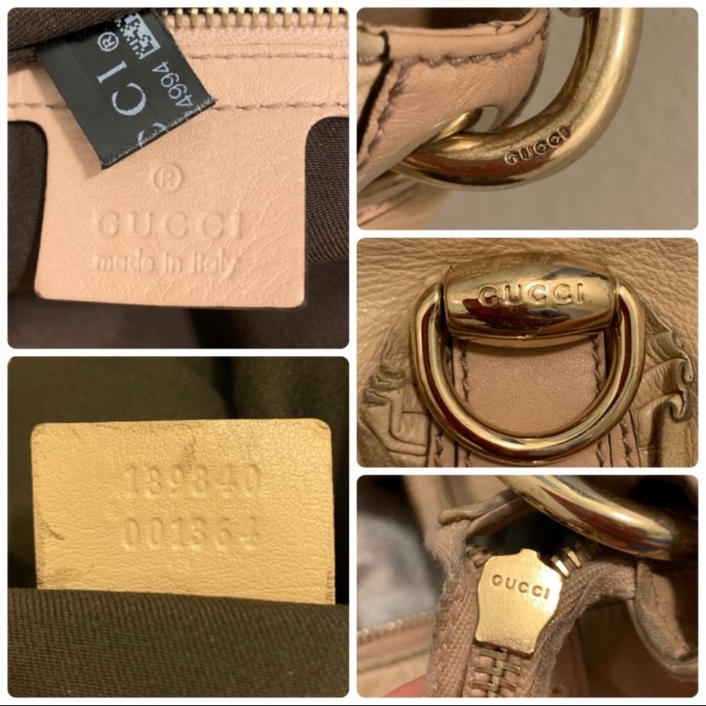 Authentic Gucci Leather Shoulder Bags, Medium - Picture 3 of 8